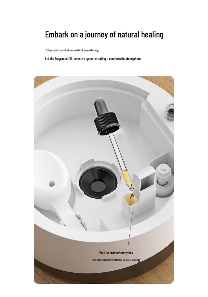 5L Large Capacity Humidifier for Home & Office with Touch Controls and Aroma Diffuser