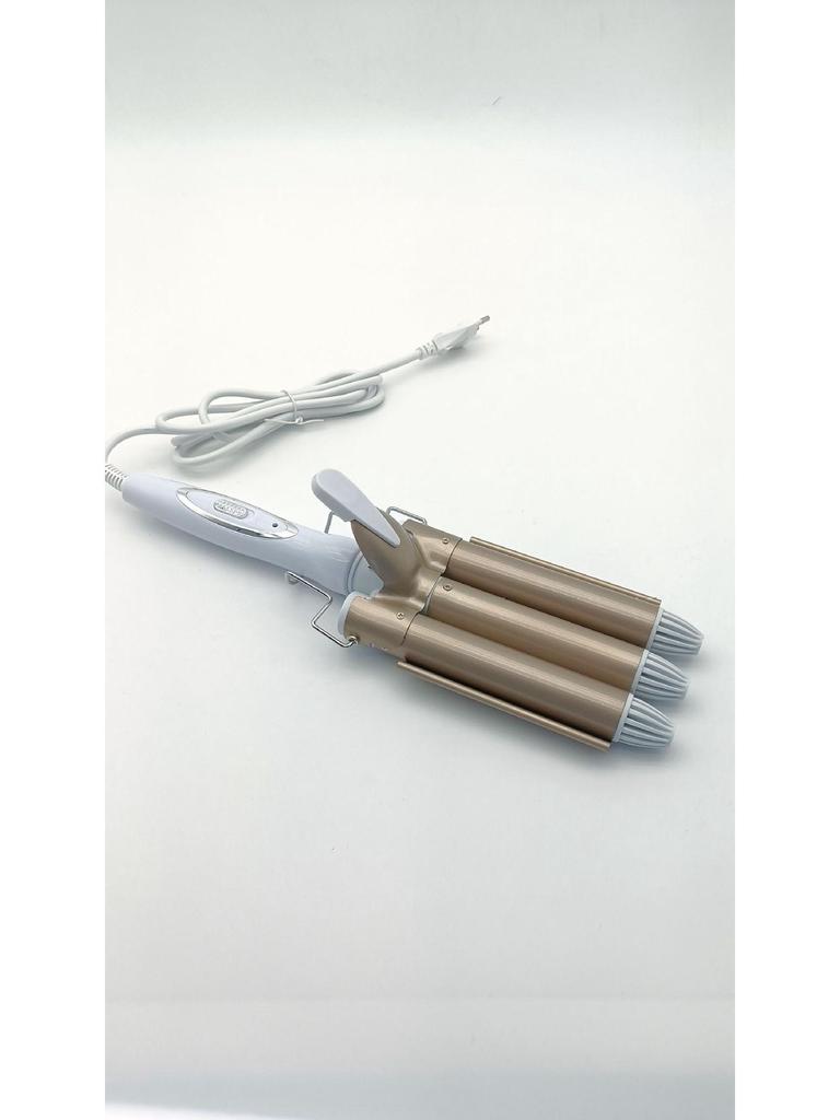 Triple-Barrel Ceramic Curling Iron - Water Wave & Goddess Perm Styler