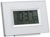RHYTHM FitWave D194 Digital Alarm Clock with Thermometer and White Radio-Controlled Hygrometer, Calendar, (8RZ194SR03)