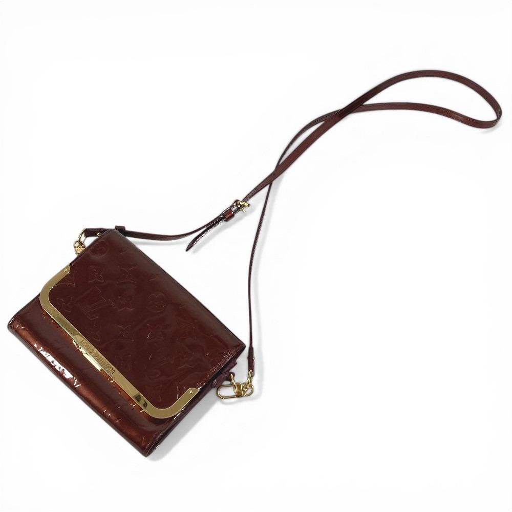 Louis Vuitton M91547 MonogramVernis Rossmore PM Shoulder Bag Clutch Bag