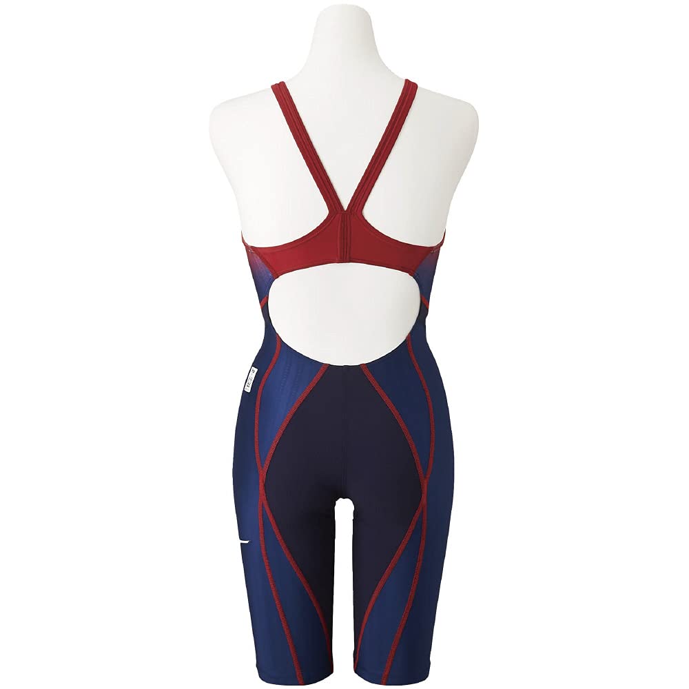 Mizuno FX SONIC Prism Poloviční oblek Námořnická modř x Velikost pro Závodní plavání a Závody Dívčí N2MG1431, Červená, 130,