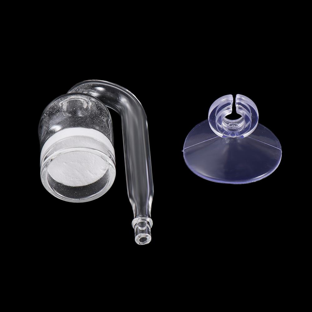 Aquarium Glass CO2 Diffuser Set Carbon Dioxide Atomizer Check Valve U Shaped Connector Suction Cup Fish Tank Supplies