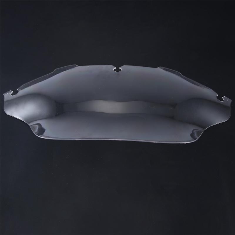 8 Inch Windshield Deflector Wavy Windshield Fairing Motorcycle Accessories Supplies For  Gliding Davidson 94-13 As Shown-A