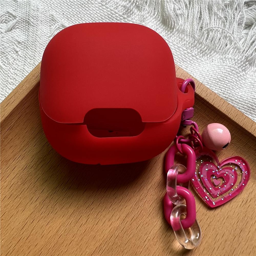 New Silicone Headphone Cover For Anker Soundcore Liberty 4 NC Wireless Earbuds Case Dustproof Earphone Charging Box With Keyring