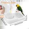 Bird Toilet Desktop Inside Cage Stylish Versatile Creative with Ceramic Bath Bowl Feeder Cup