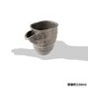 Marui Seito Shigaraki Ware Hechimon Katakuchi (Small-Shaped Cup) 330ml Capacity, Black Steel, MR-3-4320