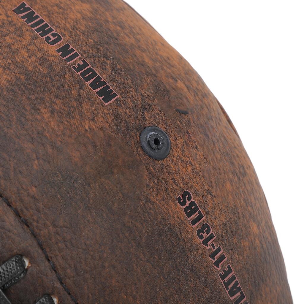 Tréninkový fotbal Velikost 9 Rugbyový míč PU Pohodlný úchop Vintage design Odolný Sportovní fotbal pro hru Zápas
