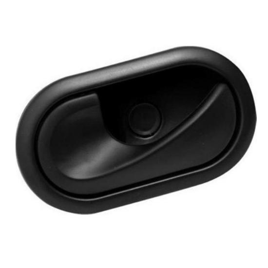 Manija interior de puerta para Renault Megane Mk2 2002-2009, color negro, OEM 8200028486 8200028487