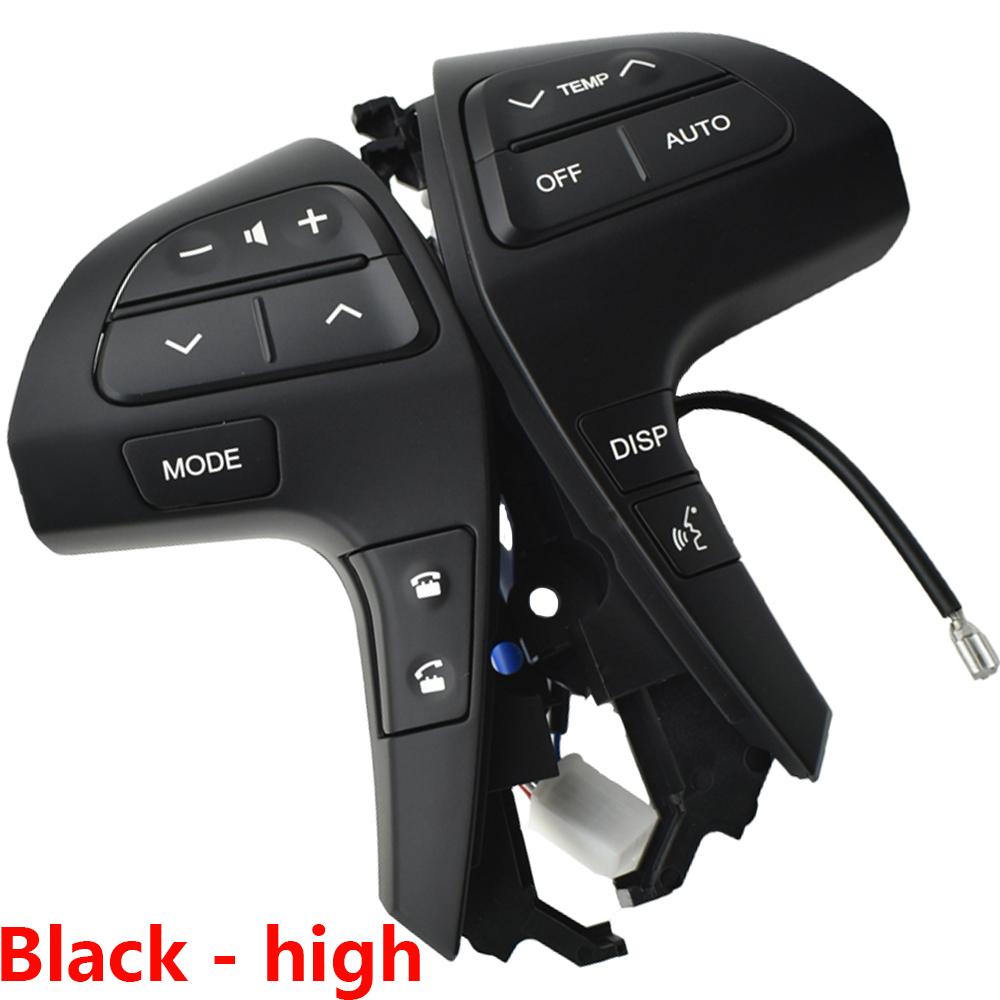 For Toyota Camry Audio Control Button Switch High configuration switch Multifunction Steering Wheel Combination Control Switchs чёрный