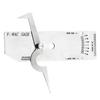 Stainless Steel Ruler V-WAC Metric Size Single Weld Gauge Imperial Ruler Measure Tool