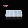 M-4 Adjustable Dividers Clear Plastic Storage Organizer Box - Craft & Sewing Supplies Container With Removable Compartments