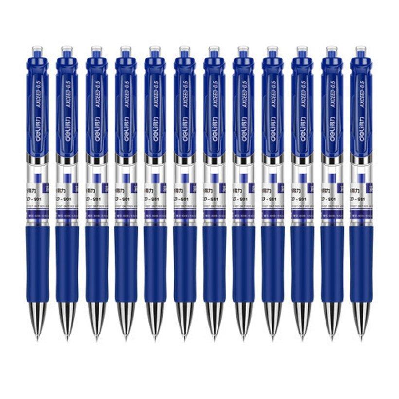 Pratical 12Pcs/set Ballpoint Pen for Writing Signature 0.5mm Gel Ink Stationery Pratical 12Pcs/set Ballpoint Pen for Writing Signature 0.5mm Gel Ink Stationery