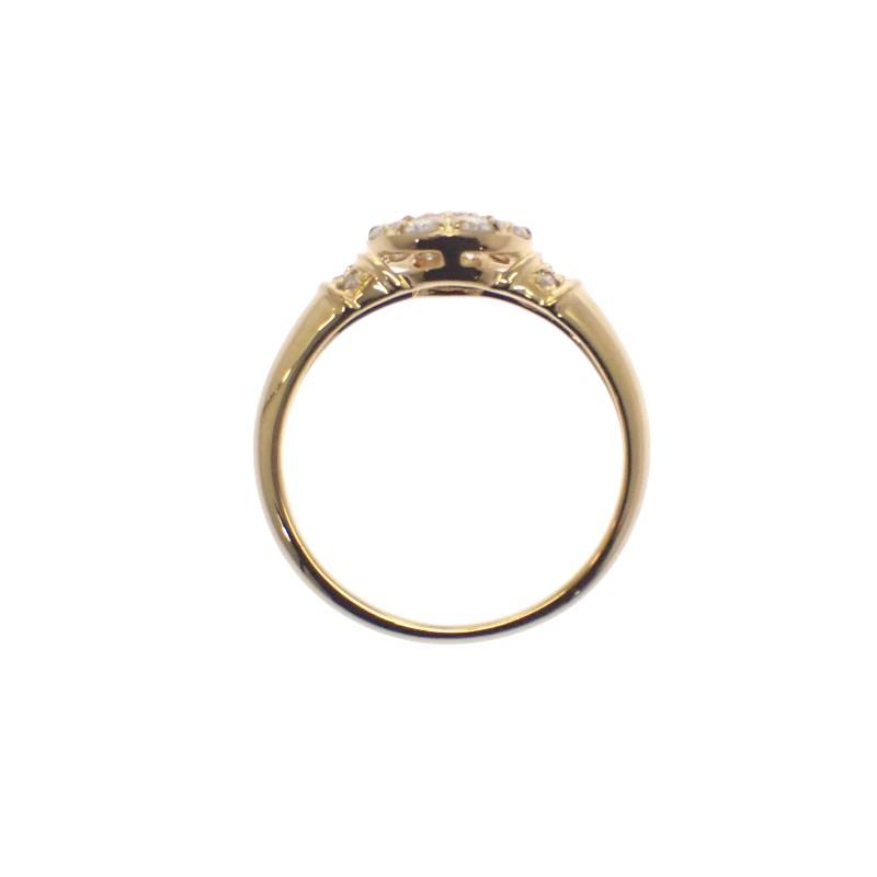 no brand  #13(JP Size) ring K18 yellow gold Women