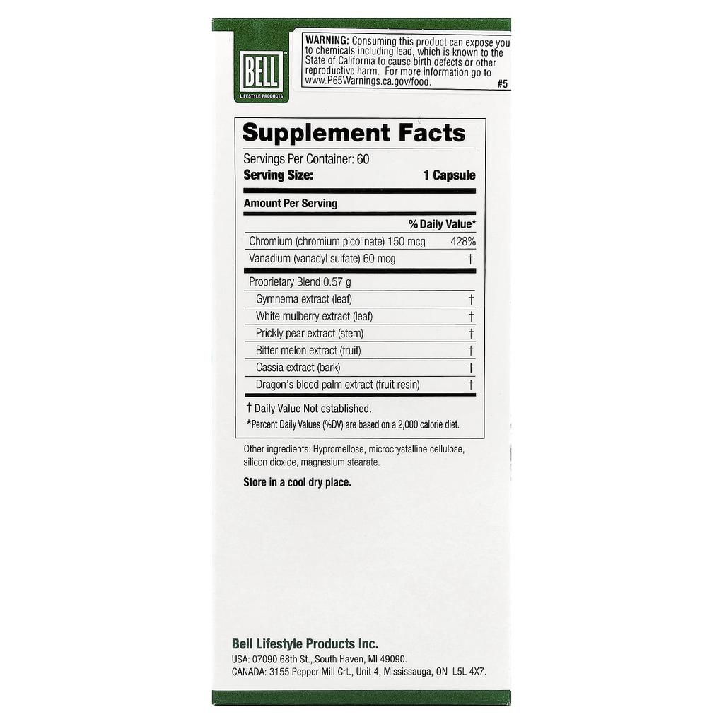 Blood Sugar Metabolism™, 60 Veggie Capsules