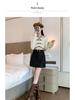 2025 PU Leather A-Line Midi Skirt: High-Waist, Hip-Hugging, Slimming Sexy Bodycon for Petite Women