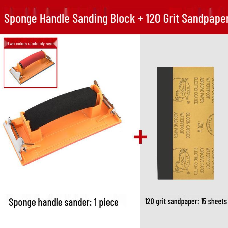 Handmade Sandpaper Holder Wall Sanding Block Clip Tool