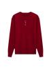 Women's Loose-Fit Knitted Sweater for Middle-Aged & Elderly: Free Size, Long-Sleeved T-Shirt, Spring/Autumn.