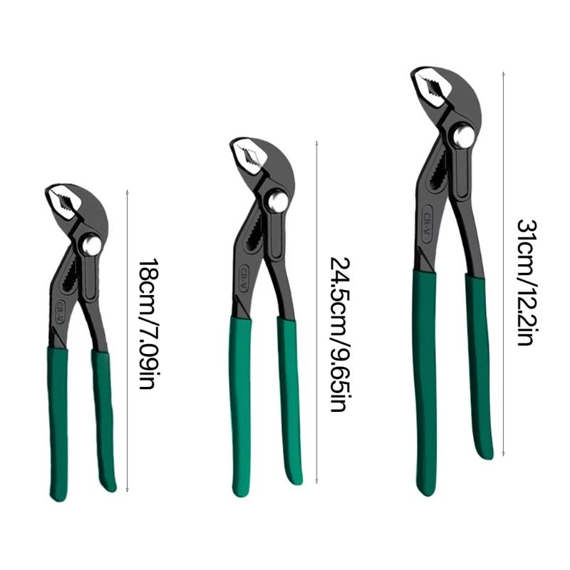 Pump Pliers Adjustable With Quick Adjustment For Versatile Tasks Industrial Repair Adjustable For Home And Workshop Use
