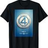 Marvel Studios The Fantastic Four First Steps Movie Poster T-Shirt