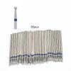 50Pcs Diamond Milling Cutter For Manicure Electric Nail Drill Bits Accessory Pedicure Machine Nail File Gel Remover Tool