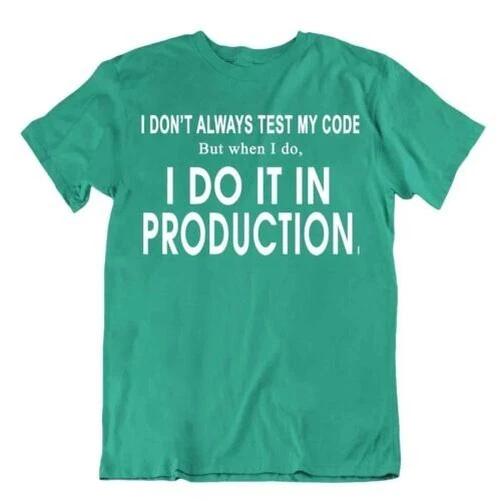 Testing Code T-Shirt Programmer Production Tee Science Tee 2XL