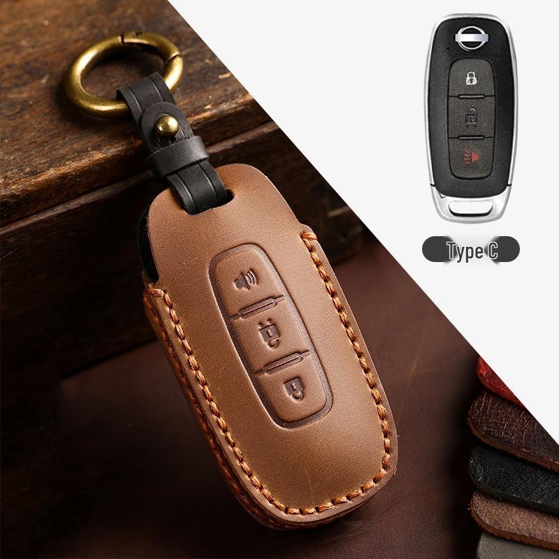 Nissan Key Case: Compatible with 23 Models Including Teana, Ariya, Sylphy, X-Trail, Tiida, Qashqai, and Kicks