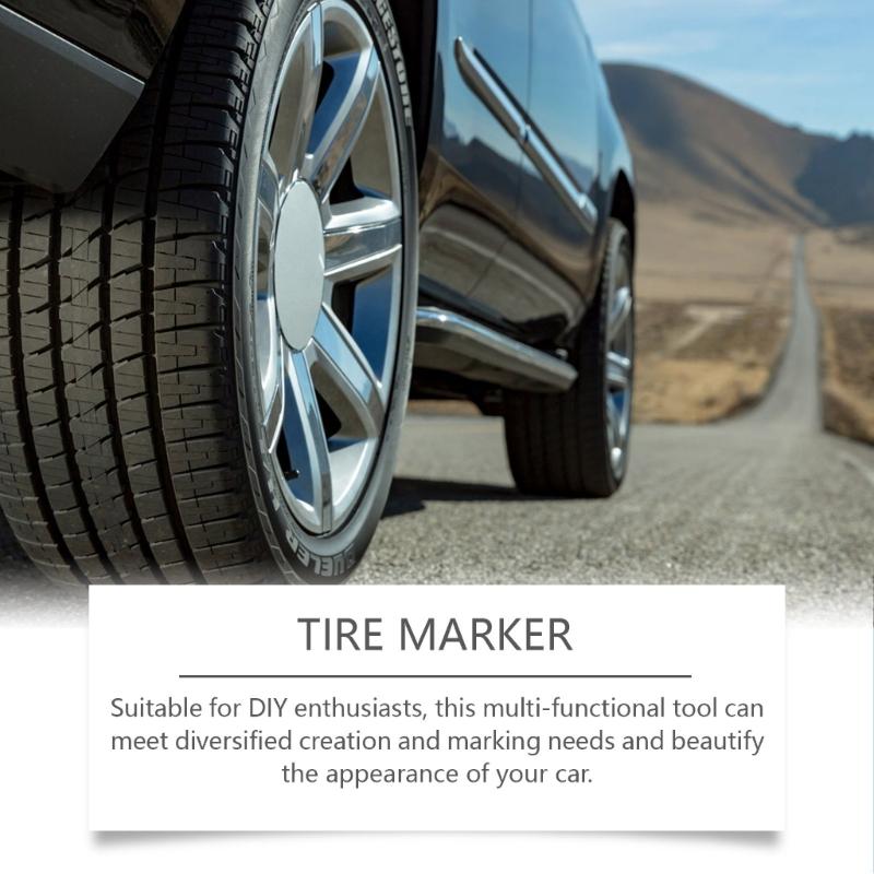 Abrasion Resistant Tire Paint Labeling Markers Tool Fade Proof Long Lasting High Coverage Markers For Bike Maintenance