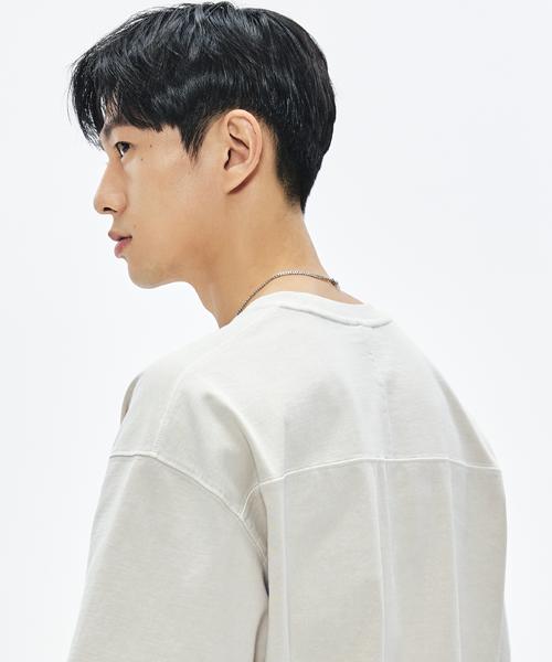 Sobeomeonteu 460G Cut Heavy Pigment T-Shirt - Sand Beige -