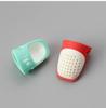 Sewing Thimbles with Silicone Finger Sleeve for Sewing Finger Thimble for Cross Stitching 1pc