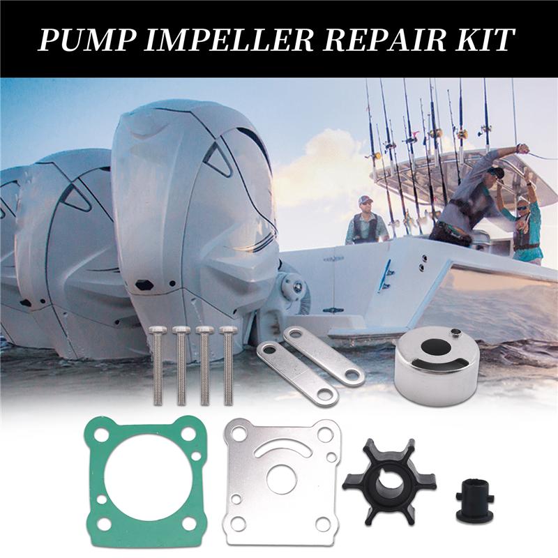 6G1-W0078-A1 Water Pump Impeller Repair Kit For Yamaha Outboards 6 8 HP & Mercury Mariner 6C 6D 8C 11656M 11656T-A99D