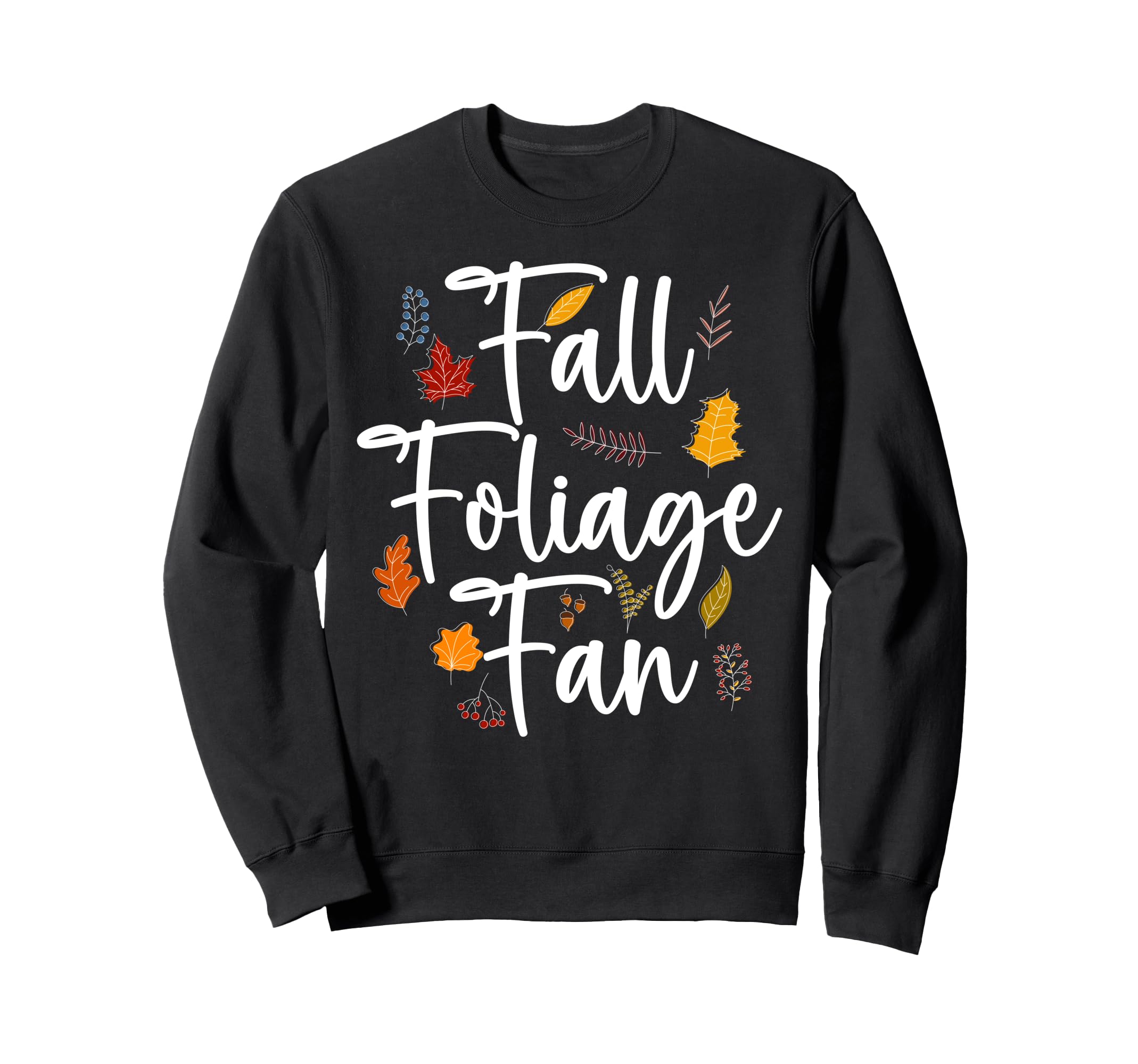 Autumn leaves fan Autumn leaves sweatshirt чёрный