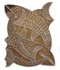 Fish Wooden Textile Stamps Printing Block Indian Stamp Decorative Wooden