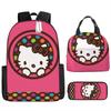 Student School Bag Bento Bag Insulated Lunch Bag Cartoon Cute Kt Children'S Backpack