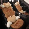 Adorable Cartoon Pig Plush Car Seat Cushion for Women, Fits Haval H6, Red Rabbit, Big Dog, Mythical Beast, and Dragon H2.