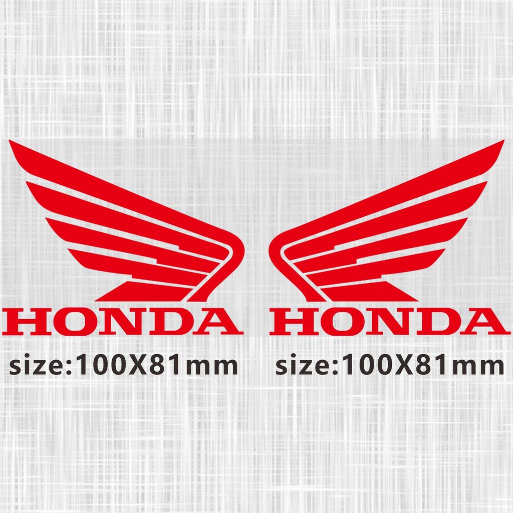 For Honda Sticker Logo Motorcycle Hemet Decal
