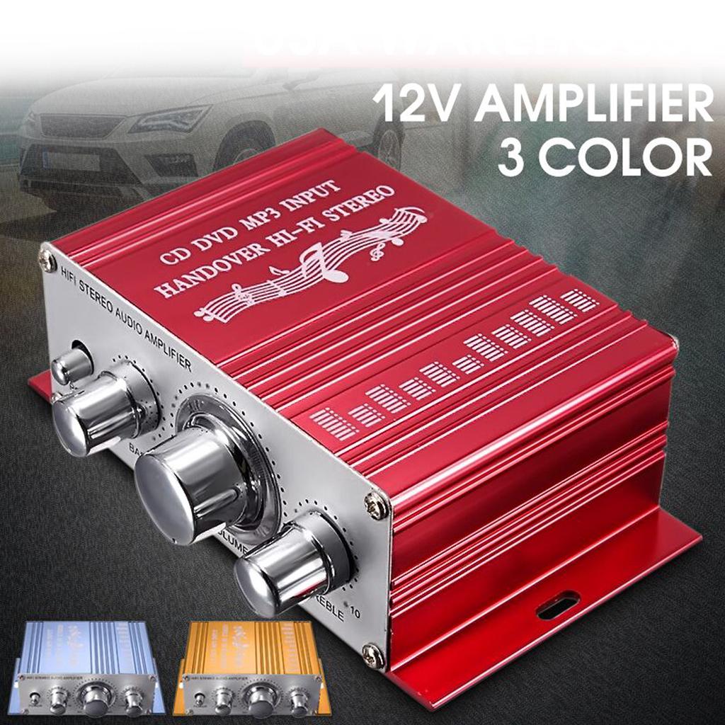 Buy New HY2001 12V Mini HiFi Car Stereo Amplifier 2CH Audio Sound RCA