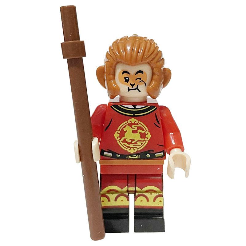 Ninja Warrior Superhero Doll With Weapon Single Building Block Assembly Toy