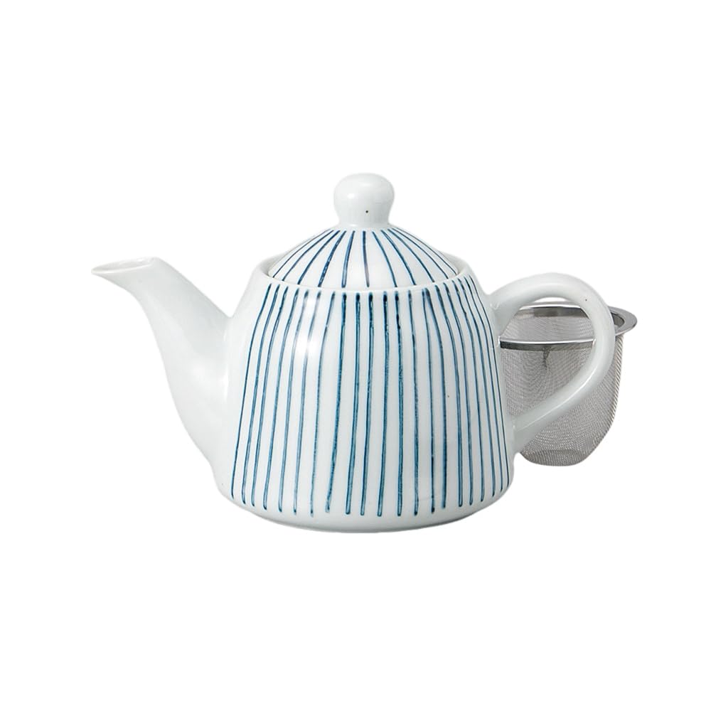 Ale-net Teapot, 10.5 X 11.7 Cm, 410cc, Senjukusa TY Pot, Porcelain, Stylish