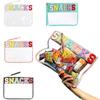 Chenille Letter Patches Cosmetic Bag Waterproof Make Up Pouches Creative Women's Clutch  Vacation