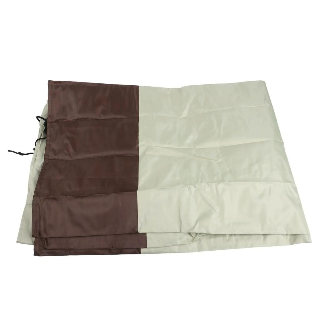 210D Oxford Cloth Firewood Rain Cover Outdoor Firewood Shed Waterproof Cover Protective Cover Dustproof & Waterproof 4FT/8FT