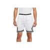 Jordan Spirit Diamond Logo Print Drawstring Breathable Basketball Shorts Men Bottoms White DH9075-100