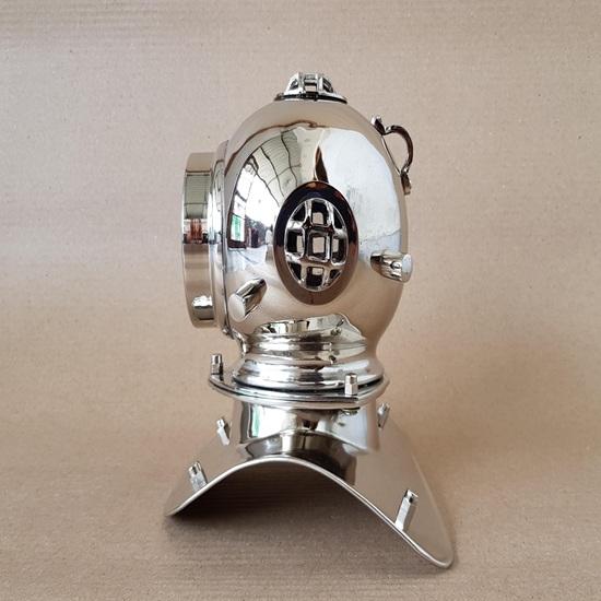 15.24 Cm Nautical Diving Helmet Clock US Navy V Mark Diving Desk Clock Scuba Diving Helmet Clock Gift