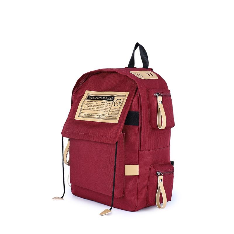 New Canvas Backpack Women's Large Capacity Travel Computer Junior High School Student High School Student College Student School Bag