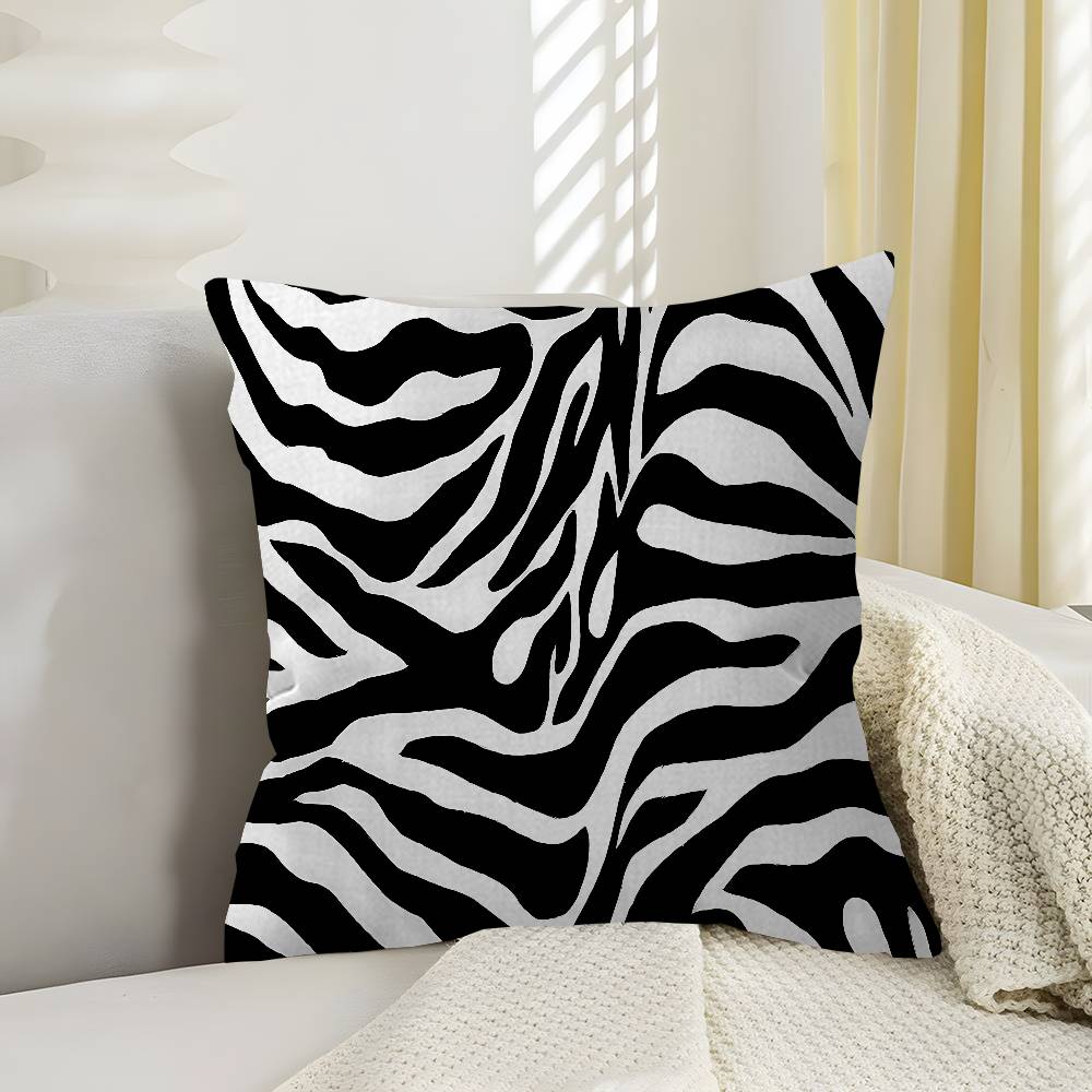 Bedruckter Zebra-Kunst-Kissenbezug Sofakissenbezug Heimzimmerdekoration Kindergeschenk