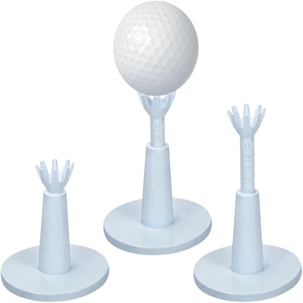 Telescopic Adjustable Golf Tee and Ball Seat, Height-Adjustable Golf Studs, Portable Golf Training Equipment for Accurate Swing Practice