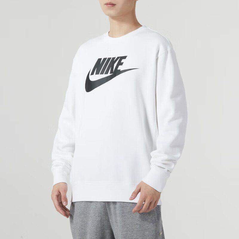 Nike Sweatshirts Men's White Crew Neck Moderate Other DQ4913-100