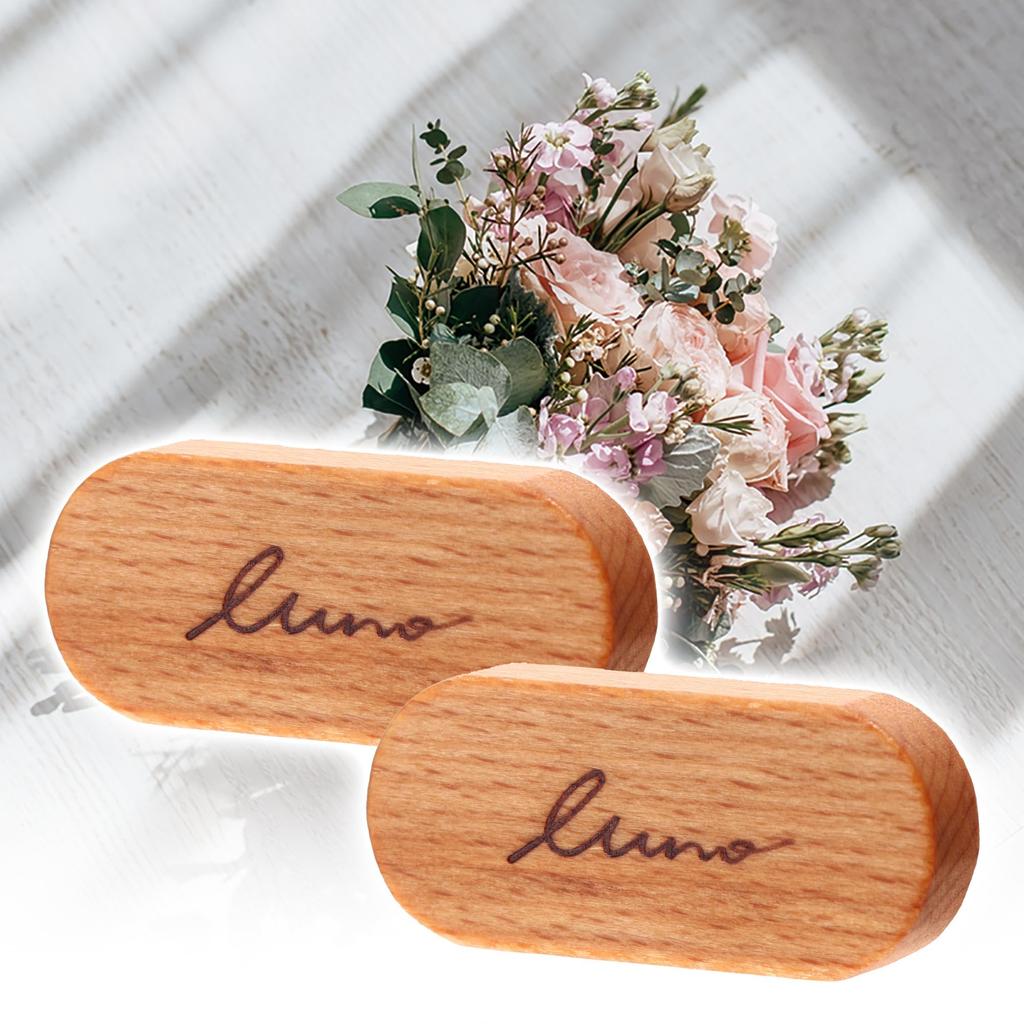 Carmate H1594 Car Clip Type [Musk Bouquet Scent] Natural Wood,