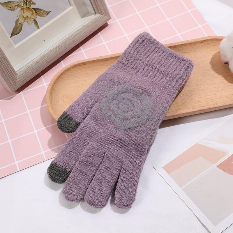 

LCsanyp Women s Touchscreen Knit Winter Gloves (4 Pairs/Set)