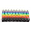 100PCS Plastic Materia Wire Number Label Snap-fit design Wire Label Tube  Cable Identification