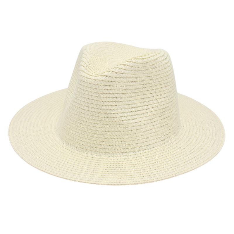Spring And Summer New Panama Straw Hat European And American Style Jazz Hat Fedora Top Hat Panama Hat Straw Hat